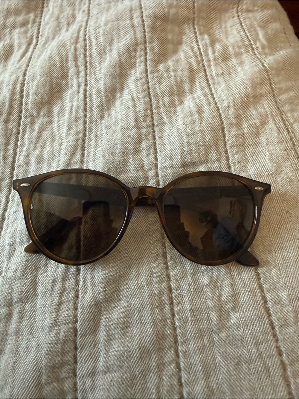 Ray-Ban RB4305 Havana Brown Polarized Sunglasses Made in Italy - Picture 2 of 7